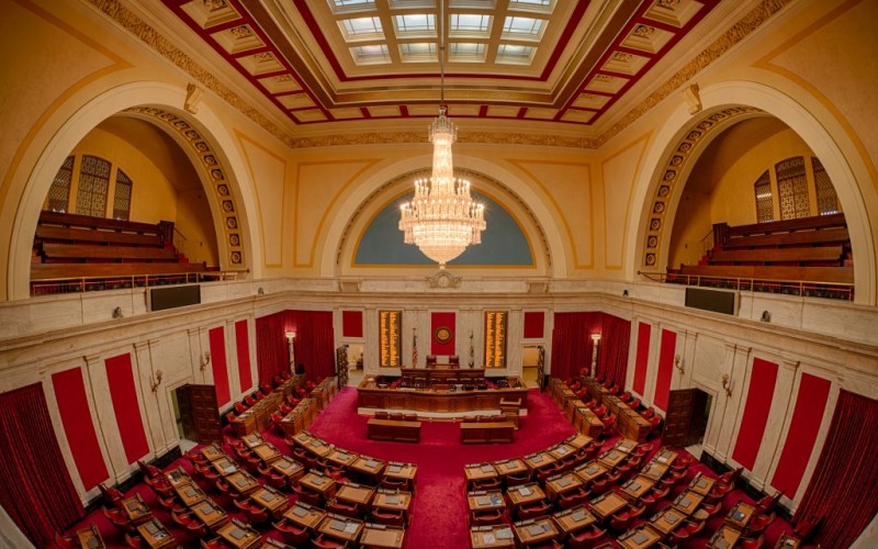 House of Representatives Chamber, West Virginia State Capitol, Charleston © Glenn Nagel | Dreamstime 48952879