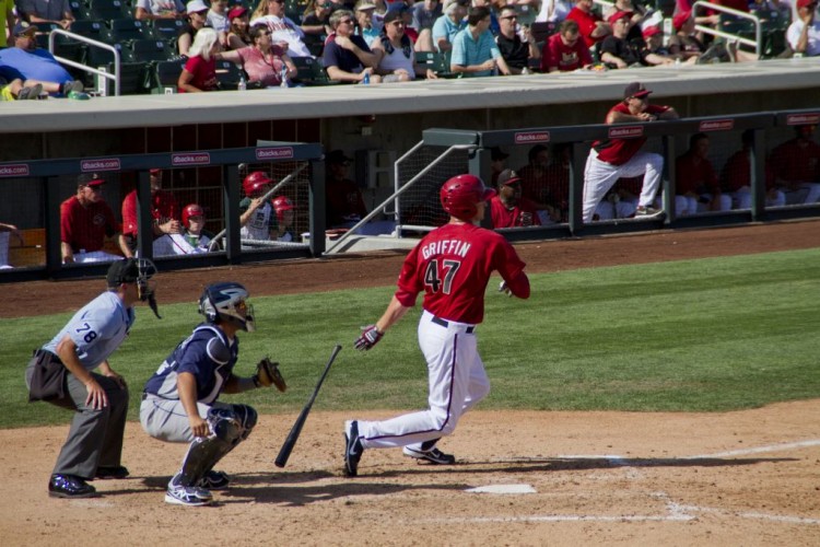 Cactus Leage Baseball, Arizona Diamondbacks vs. San Diego Padres at Salt River Fields, Arizona © Daniel Raustadt | Dreamstime 29921029