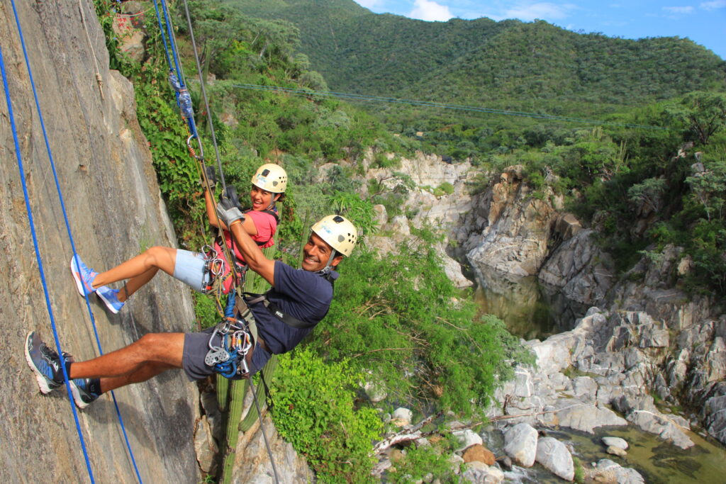 rock climbing