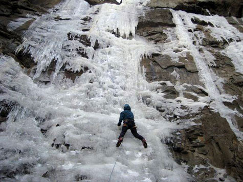 ice climbing