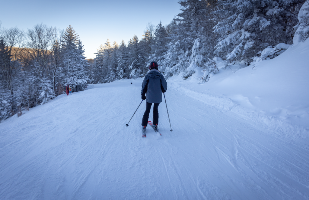 skiing