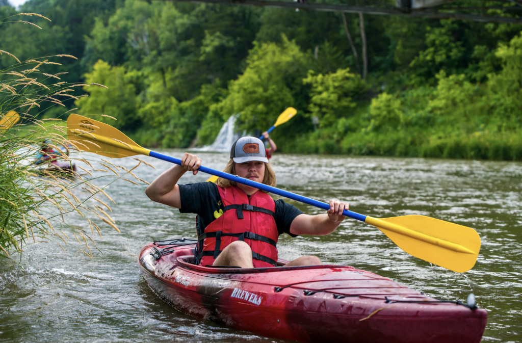 kayaking